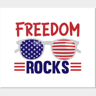 independence Day, Freedom Rocks Posters and Art